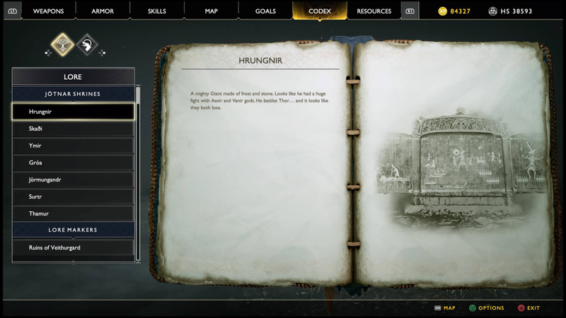 Illustration for article titled God of War Patch Increases The Text Size, But It's Still Tiny